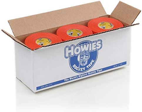 Howies Hockey Tape - Orange Cloth Hockey Tape (12 Pack) Howies