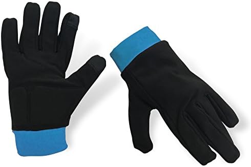 Water-Resistant Ice Skating Gloves with Protective Padding, Touchscreen Fingertips, & Fleece Lining ColorFlow Skating