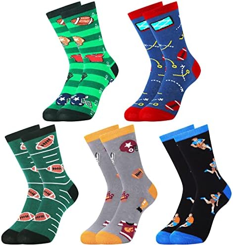 Belloxis Boys Socks Football Gifts for Boys 8-12 Football Socks Basketball Gifts Baseball Gifts for Boys 8-12 Belloxis