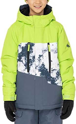 686 Boy's Geo Insulated Jacket - Snow & Ski Jacket, Thermal Clothing - Water & Weather Resistant 686