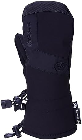 686 Youth Gore-TEX Linear Glove - Softshell Fabric with Micro Tricot Lining - Water & Weather Resistant - Black 686