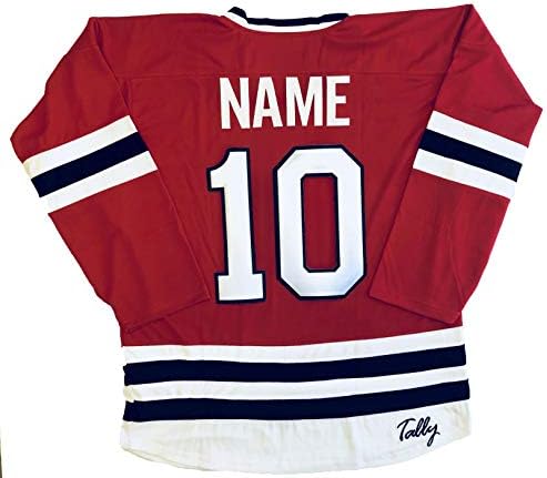 Blackhawks Jerseys with Hawk Crest - Offered in Three (3) Colors and 10 Sizes, We Add Your Name and Number Tally