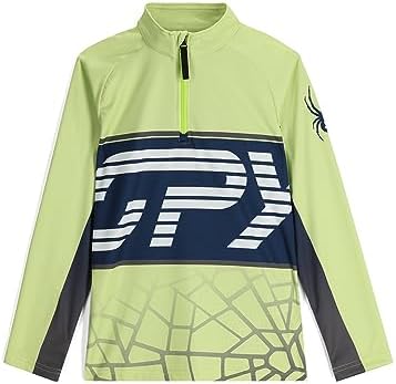 Spyder Boys Web Half Zip T-Neck Spyder