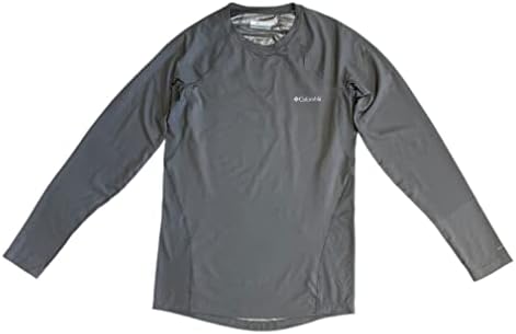 Columbia Mens Midweight Stretch Base Layer Omni Heat Top Shirt (as1, Alpha, x_l, Regular, Regular, Standard, Grey, XL) Columbia