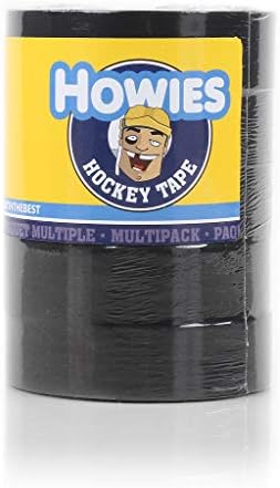 Howies Hockey Tape 5 Roll Pack of Black Hockey Stick Tape (Black (5)) Howies