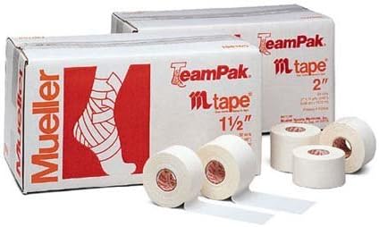 MUELLER 1 1/2" x 15 yd. M-Tape Athletic Tape from Case of 32 Rolls Mueller