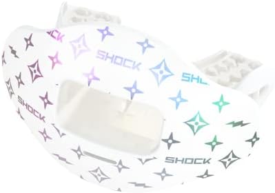 Shock Doctor Max Airflow Lip Guard, Full Mouth Protection Compatible with Braces, Lip Guard, Instant Fit Mouthguard for Football, Hockey, Lacrosse OSFA, Bazooka Joe Bubble Gum Shock Doctor