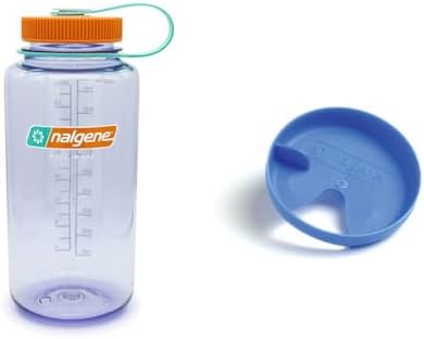 Бутылка для воды Nalgene Sustain Tritan 32 oz с широким горлышком и синим Easy Sipper, Невозможна утечка Nalgene