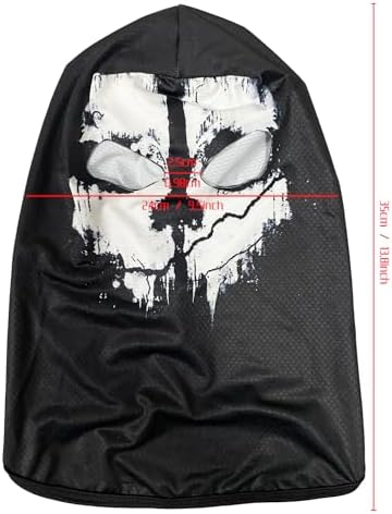 Balaclava Face Mask Men Women 2 Hole Full Mask Motorcycle Cycling Party Kiyrnie