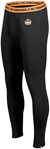 Ergodyne Men's Standard Lightweight Base Layer Pants, Black, Medium Ergodyne