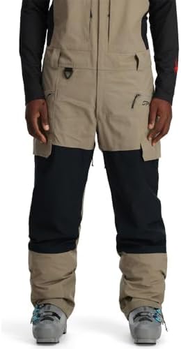 Мужские Брюки для лыж и сноуборда Spyder Terrain Bib Pants Desert Taupe 2XL Spyder