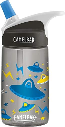 Водяная бутылка Eddy для детей 0.4 литра, безопасный Tritan, с графикой НЛО CamelBak