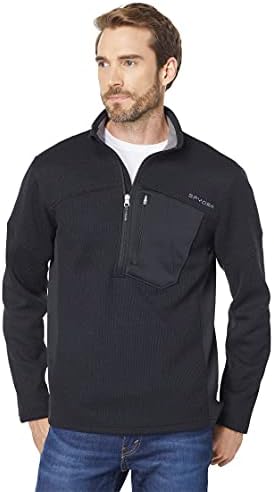 Spyder Men's Bandit Hybrid 1/2 Zip Mid Layer Jacket Spyder