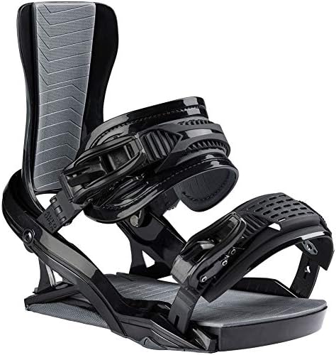 HEAD Unisex FX Two Easy Adjusting All-Mountain Snowboard Bindings, Black, Small Head