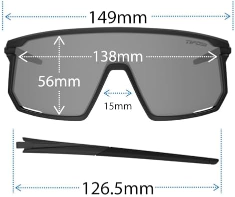 Велосипедные очки Tifosi Optics Moab с 3 сменными линзами, легкая рама 31 г Tifosi