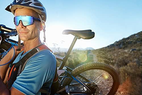 EXP VISION Polarized Cycling Glasses, UV 400 Sports Sunglasses Biking Goggles Running Hiking Golf Fishing Driving EXP VISION