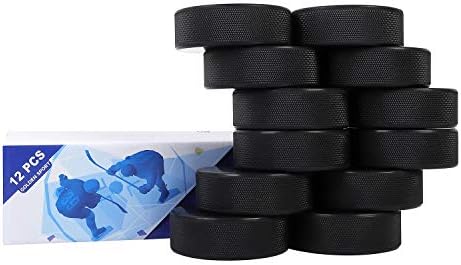 Шайба Golden Sport Ice Hockey Pucks, 12шт, Официальный Регламент, для Практики и Классического Тренинга, Диаметр 7.6 см, Толщина 2.5 см, 170 г, Черная Golden Sport