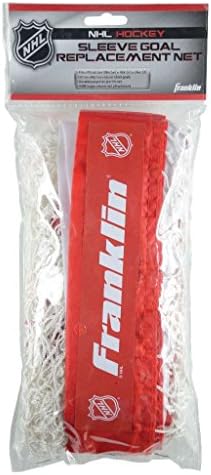 Franklin Sports NHL Hockey Goal Replacement Net - 50" Junior Size Goal Replacement Netting - Outdoor Street Hockey Goal Net - Easy Attach Youth Size Net - 50" x 42" x 26",White Franklin Sports