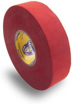 Howies Hockey Stick Tape Premium Colored Red 1" x 25yd (75') Howies