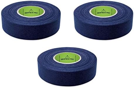 New Renfrew 3 Pack Roll Navy Blue Hockey Stick Shaft Blade Bat Sports Tape Renfrew Scapa Tapes