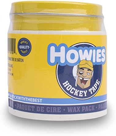 Howies Hockey Tape - Hockey Stick Wax (1 Pack) Maximized Grip for Hockey Stick Blade. Protects Blade and is The Most Water, Ice and Snow Resistant Howies