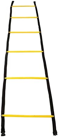 Topyond Agility Ladder, Speed Agility Training Ladder, 8.5ft 6 Rungs Soccer Training Equipment, 2.6m Fixed Agility Ladder Speed Training Equipment for Football Basketball Topyond