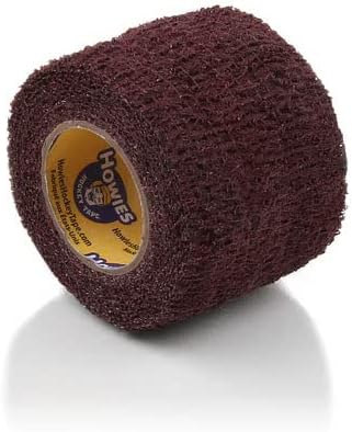 Howies Hockey Tape Stretchy Grip for Stick Tacky Cushion Stretchable Mesh Maroon Howies