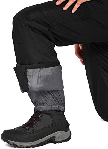 Arctix Kids Snow Pants with Reinforced Knees and Seat, Black, Small Slim Arctix