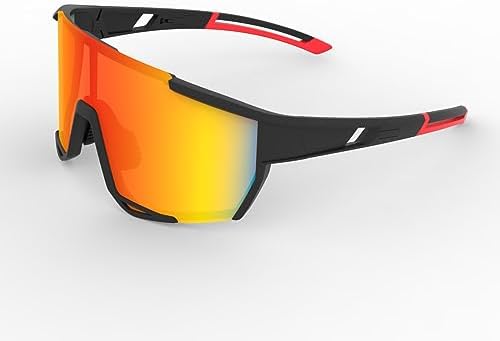 Baseball Sunglasses Cycling Glasses for Men Women Sport Sunglasses for Baseball and MTB Polarized Lens YUTEHO