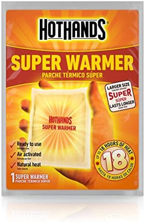 Грелки для рук Body & Hand Super Warmers - Длительное тепло до 18 часов - 40 индивидуальных подогревателей HotHands