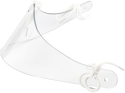 Hockey Goalie Neck Guard, Clear Lacrosse Goalie Protector, Throat Guard, Sports Goalie Protection Equipment for Neck ZJIVQO