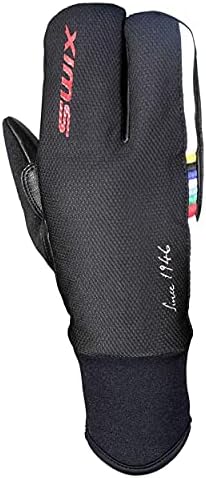 Swix Men's Gunde Split Ski Mittens, Black Swix