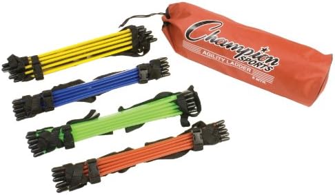 Champion Sports AGLCLR4 4M Sectioned Agility Ladder Set Champion Sports