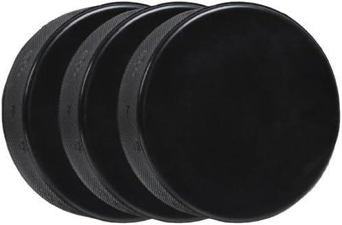 A&R Sports Ice Hockey Practice Pucks, Black - 3 Pack A&R Sports