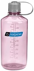 Водяная бутылка с узким горлышком 32 унции, Без BPA, Тритан, Цвет Космо Nalgene