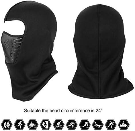 Балаклава TAGVO Ski Mask, зимняя флисовая головная убор для мужчин и женщин TAGVO