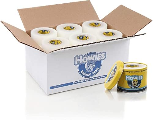 Howies Hockey Tape - Clear Shin Pad Tape (30 Pack) and Free Tape TIN Howies