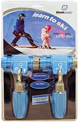 Launch Pad Hookease Ski Trainer - Learn to Ski - Teaches Proper Form and Speed Control - Universal Fit for All Pole Sizes- Unique Solution for Beginner Skiers Launch Pad