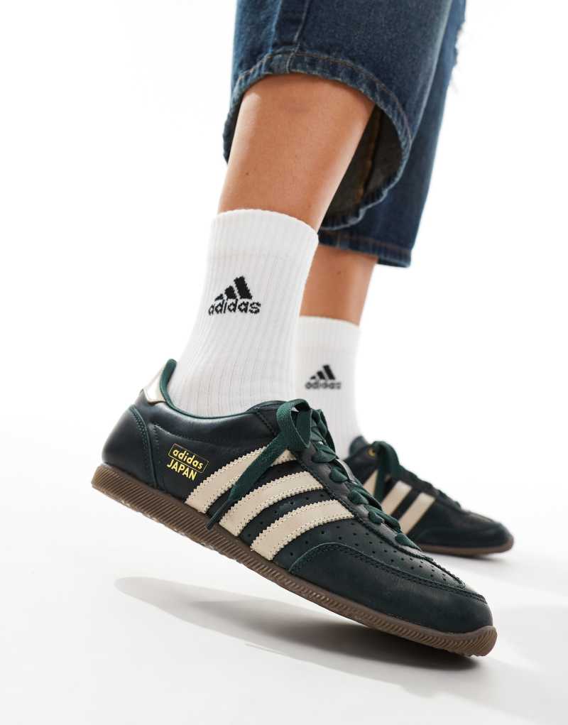 adidas Originals Japan low sneakers in dark green Adidas