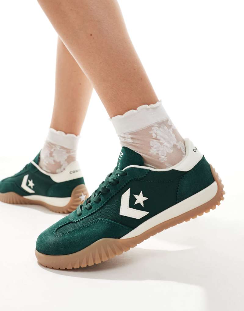 Converse Run Star sneakers in green Converse