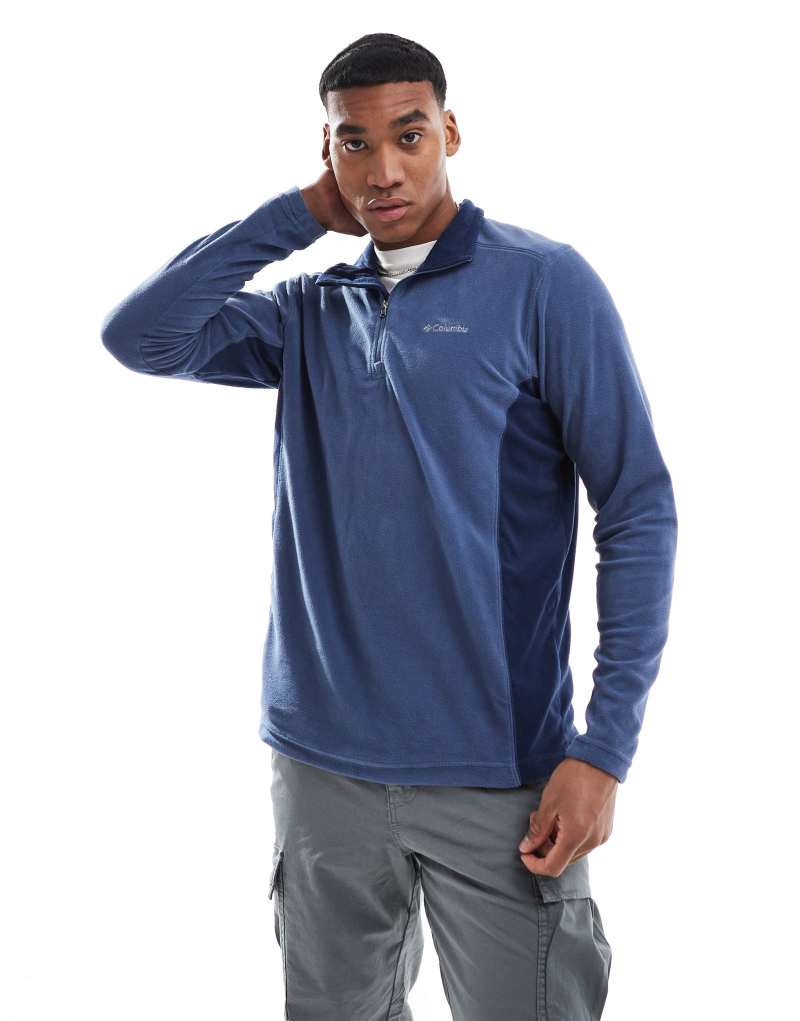 Columbia Klamath Range half zip fleece in navy Columbia