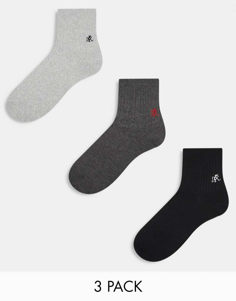 Gramicci basic crew socks in multi Gramicci