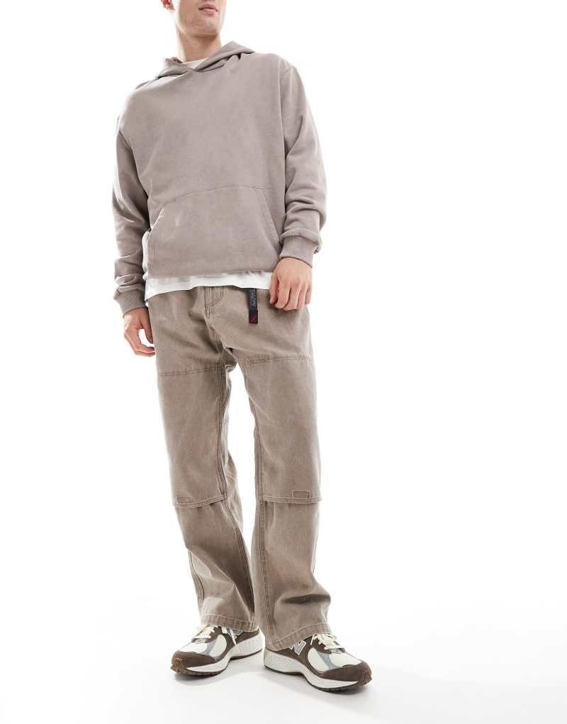 Gramicci O.G. canvas mountain pants in oat  Gramicci