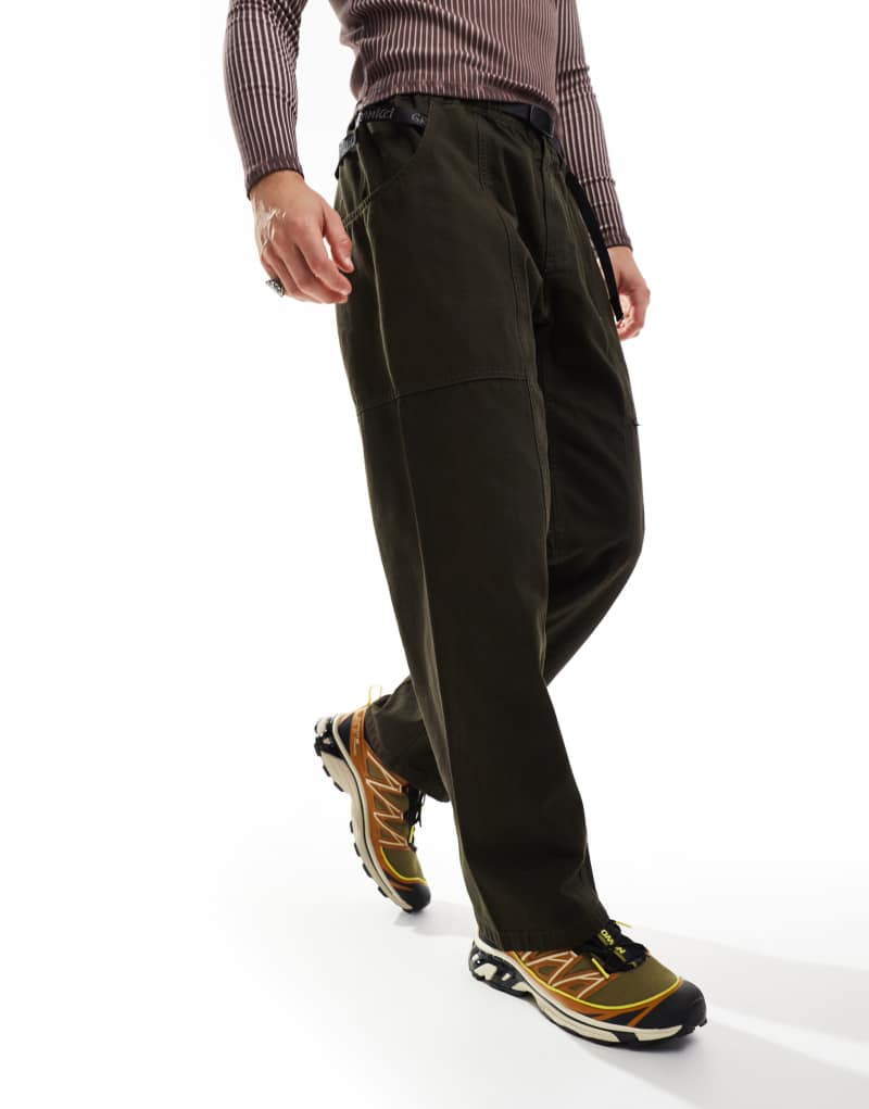 Gramicci gadget pants in dark brown Gramicci