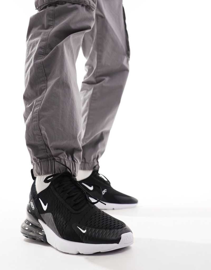 Nike Air Max 270 sneakers in black and white Nike