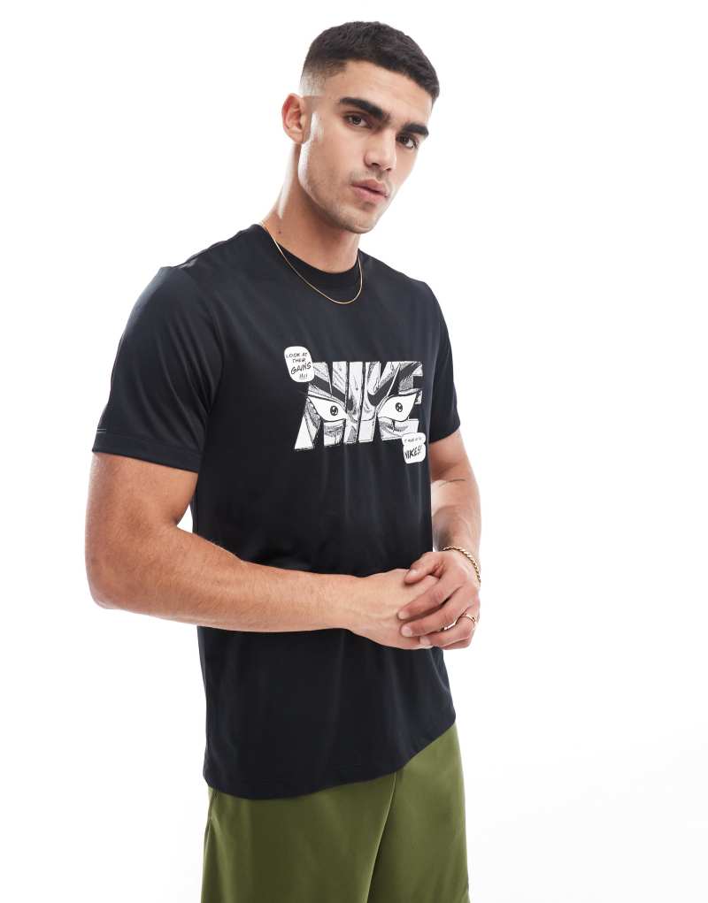 Nike Training IYKYK graphic T-shirt in black Nike