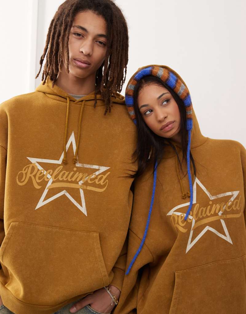 Reclaimed Vintage unisex star logo hoodie Reclaimed Vintage