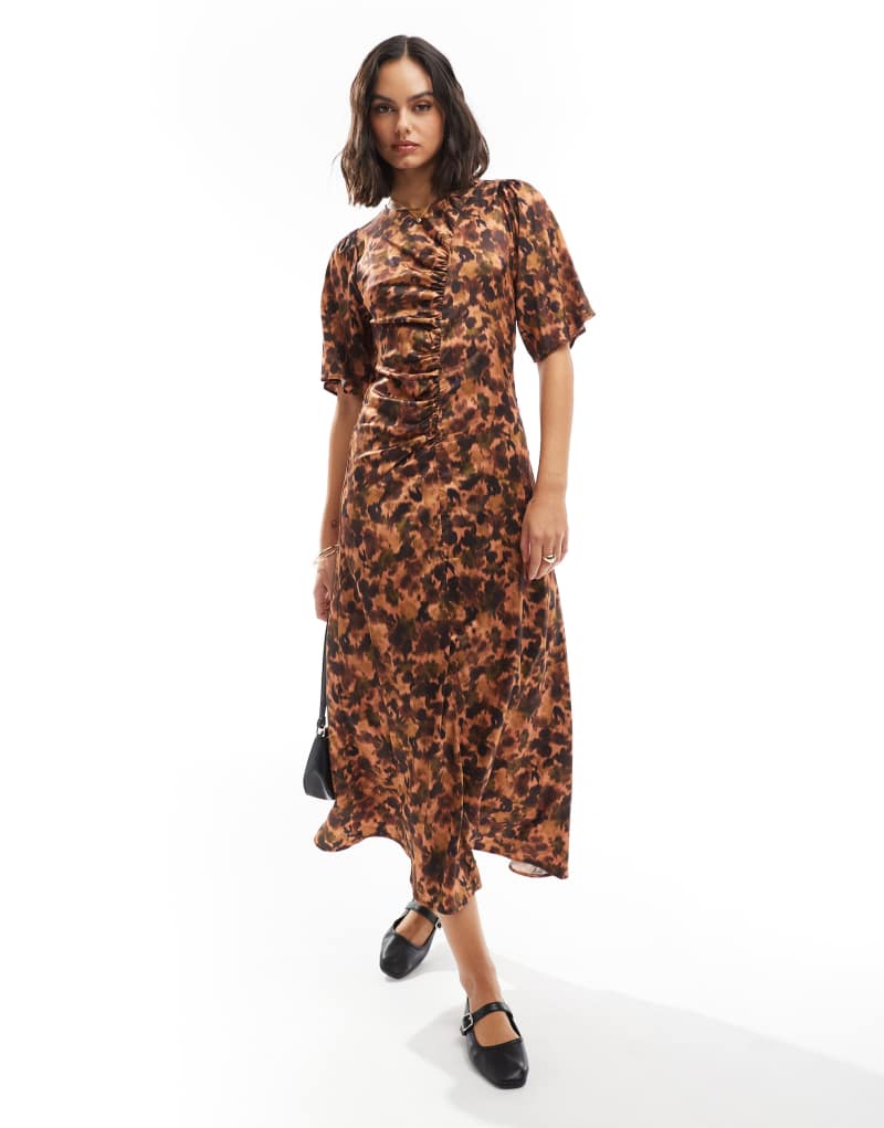 Scalpers Nanda Dress In Animal Print Scalpers