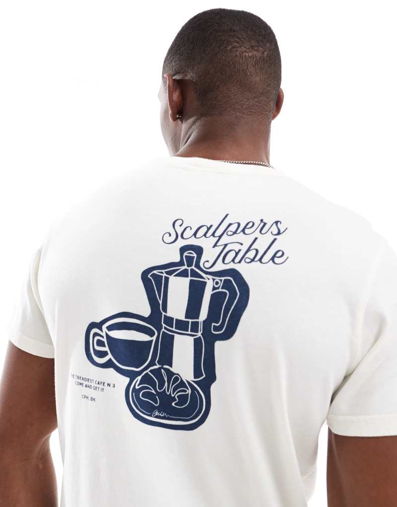 Scalpers coffee table tee in blue  Scalpers