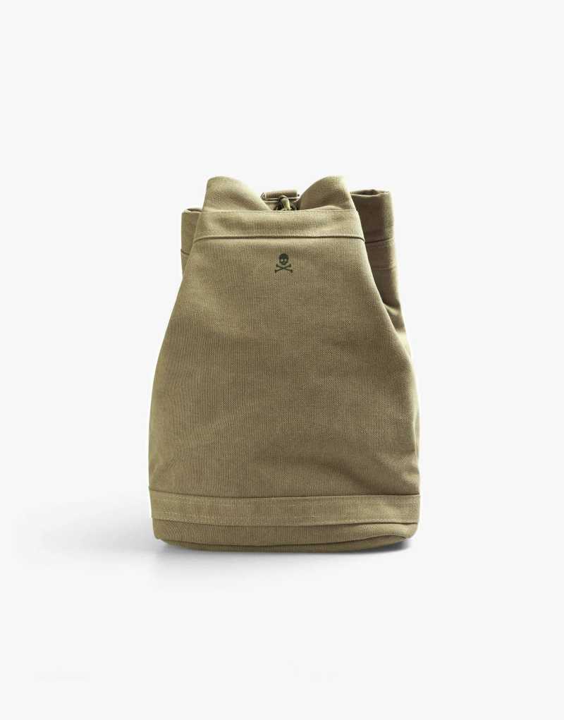 Scalpers wareika backpack in khaki   Scalpers